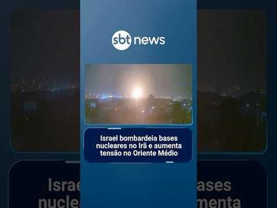Israel bombardeia bases nucleares no Irã e aumenta tensão no Oriente Médio | #SBTNotícias