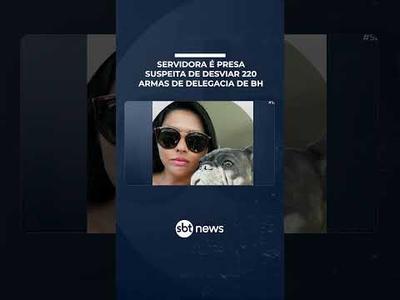 Servidora é presa suspeita de desviar armas de delegacia de Belo Horizonte | #SBTBrasil