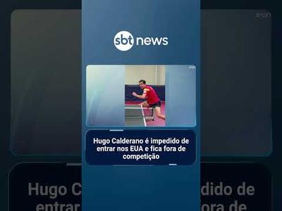 Hugo Calderano é impedido de entrar nos EUA e fica fora de competição | #SBTBrasil