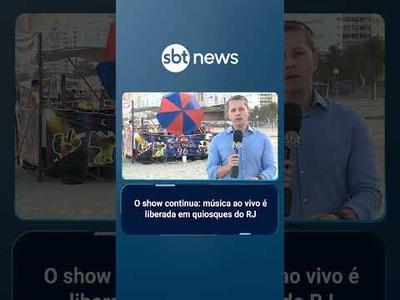 Paes recua e libera música ao vivo e garrafas de vidro em quiosques do Rio