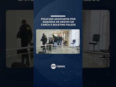 Sete policiais são afastados por esquema de desvio de cargas em três estados | #SBTManhã