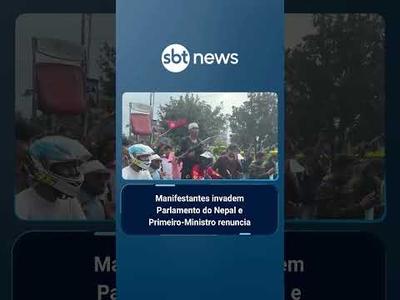 Manifestantes invadem Parlamento do Nepal e Primeiro-Ministro renuncia | #SBTManhã
