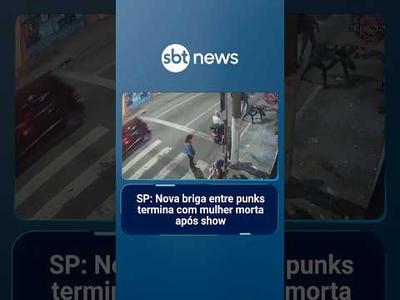 Nova briga entre punks termina com mulher morta após show em SP | #SBTManhã