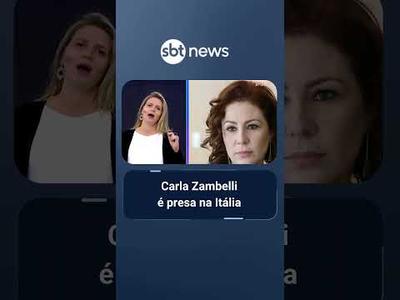 Carla Zambelli é presa na Itália | #sbtnews