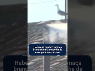 Habemus papam: fumaça branca sinaliza escolha de novo papa no conclave