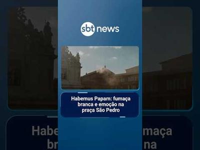 Habemus Papam: fumaça branca e emoção na praça São Pedro