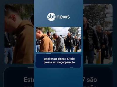 Suspeitos são presos em operação contra estelionato digital no litoral de SP e em SC | #SBTBrasil