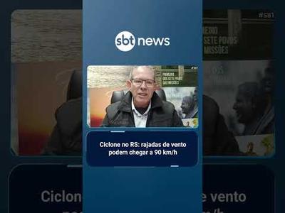 Ciclone deixa Rio Grande do Sul em alerta; chuva causa prejuízos no estado