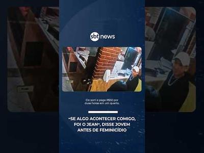 Áudio revela medo da vítima antes de feminicídio em hotel no centro de SP | #SBTNoticias
