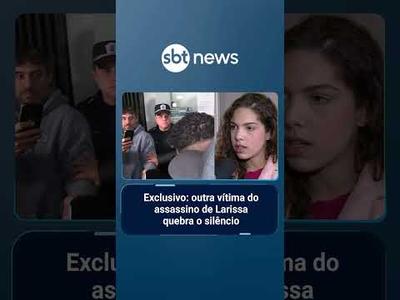 Exclusivo: outra vítima do assassino de Larissa quebra o silêncio | #PrimeiroImpacto
