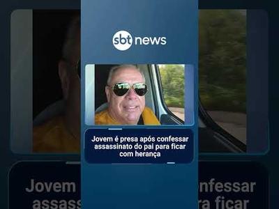 Jovem é presa após confessar assassinato do pai para ficar com herança | #SBTNotícias