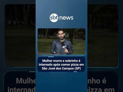 Mulher morre e sobrinho é internado após comer pizza em São José dos Campos (SP) | #SBTBrasil