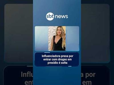 Influenciadora presa por entrar com drogas em presídio é solta e volta às redes sociais | #SBTManhã