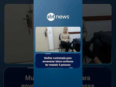 Mulher confessa 4 mortes por envenenamento; polícia a considera uma ‘serial killer’ | #SBTBrasil