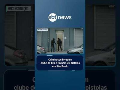 Criminosos invadem clube de tiro e roubam 30 armas em SP