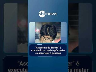 "Assassino do Twitter” é executado no Japão após matar e esquartejar 9 pessoas | #SBTManhã