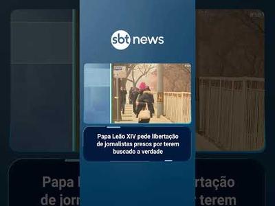 Papa Leão XIV pede libertação de jornalistas presos por buscarem a verdade