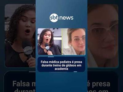 Falsa médica pediatra é presa durante treino de glúteos em academia