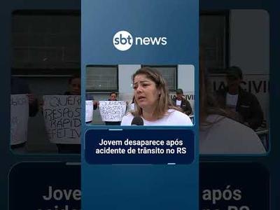 Jovem desaparece após acidente de trânsito; família cobra investigação | #SBTManhã