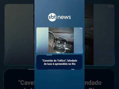 Polícia do Rio de Janeiro apreende carro de luxo blindado pelo tráfico