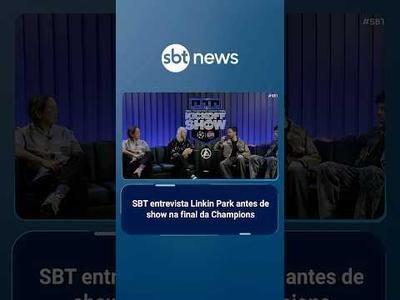 Exclusiva: Linkin Park conversa com SBT antes de show na final da Champions