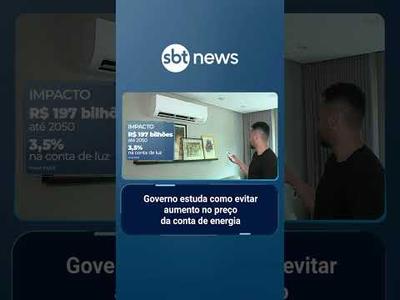 Governo deve editar medida provisória para evitar aumento na conta de energia | #SBTBrasil
