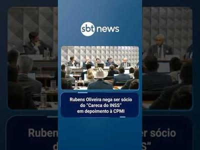 Rubens Oliveira nega ser sócio do “Careca do INSS” em depoimento à CPMI | #SBTBrasil