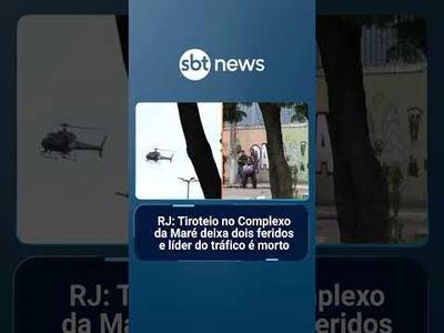 RJ: Tiroteio na Maré deixa dois feridos e líder do tráfico é morto