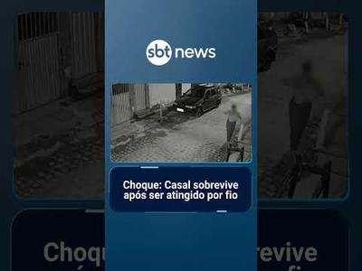 Choque: Casal sobrevive após ser atingido por fio de alta tensão | #PrimeiroImpacto