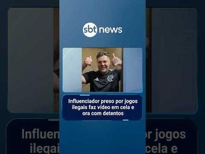 Influenciador MauMau posta vídeo na cela após prisão por “jogo do tigrinho” | #SBTManhã