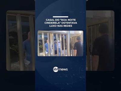 Casal é preso por aplicar “Boa Noite, Cinderela” no Rio; dupla ostentava nas redes | #SBTManha