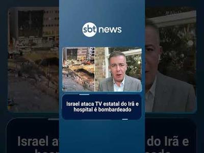 Israel ataca TV estatal do Irã e hospital é bombardeado | #AloVoce