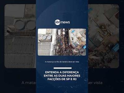 Entenda diferença entre as duas maiores facções de SP e RJ  | #SBTBrasil