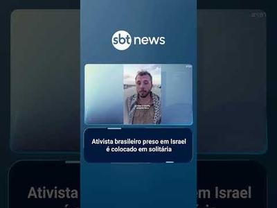 Ativista brasileiro Thiago Ávila está em solitária israelense, diz defesa | #SBTBrasil