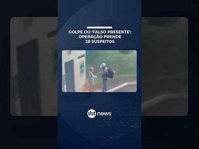 Golpe do falso presente: operação contra quadrilha prende 28 suspeitos em 5 estados | #SBTBrasil