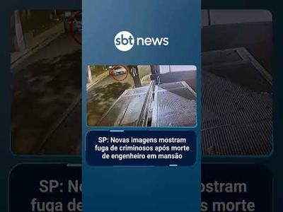 Novas imagens mostram fuga de criminosos após morte de engenheiro em mansão