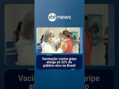 Vacinação contra gripe atinge só 32% do público-alvo no Brasil