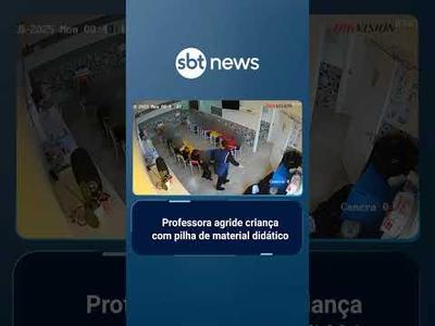 Professora agride criança de 4 anos material didático em Caxias do Sul | #SBTBrasil