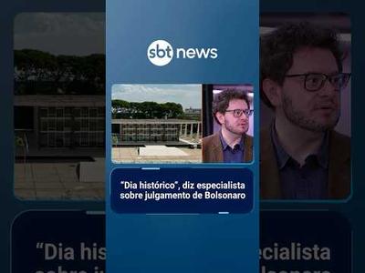 "Dia histórico", diz especialista sobre julgamento de Bolsonaro | #SBTManhã
