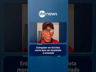 RJ: Entregador em bicicleta morre após ser atropelado e arrastado | #SBTManhã
