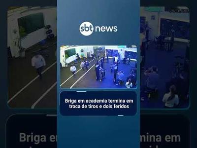 Briga em academia termina em troca de tiros e dois feridos | #SBTManhã