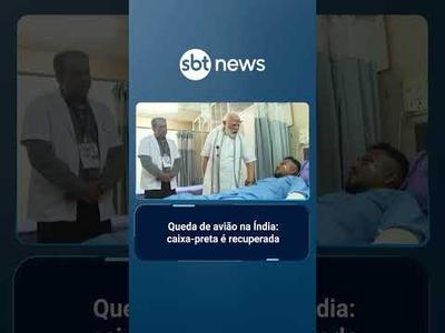 Caixa-preta do avião que caiu na Índia e matou mais de 240 pessoas é recuperada | #SBTBrasil
