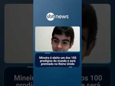 Mineiro é um dos 100 prodígios do mundo e recebe prêmio internacional