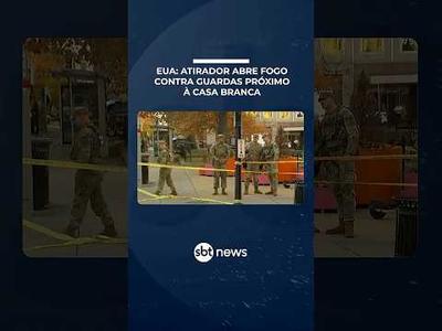 Atirador dispara contra membros da Guarda Nacional dos EUA perto da Casa Branca | #SBTBrasil