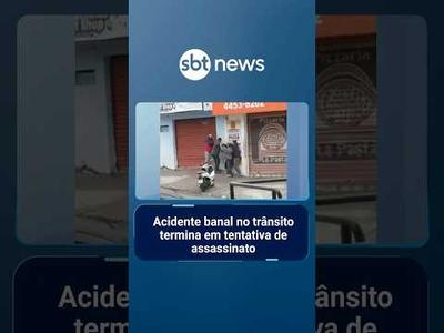 Acidente banal no trânsito termina em tentativa de assassinato | #PrimeiroImpacto