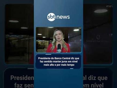 Galípolo diz que faz sentido manter juros mais altos e por mais tempo