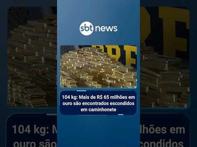 PRF apreende mais de 100 kg de ouro escondidos em caminhonete em Roraima | #SBTManhã