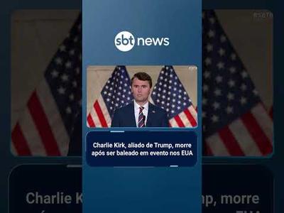 Charlie Kirk, aliado de Trump, morre após ser baleado em evento nos EUA | #SBTBrasil