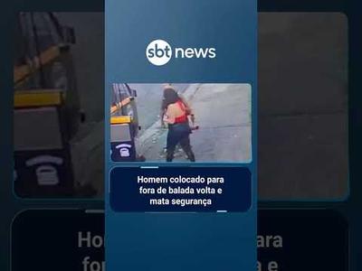 Homem colocado para fora de balada volta e mata segurança | #PrimeiroImpacto