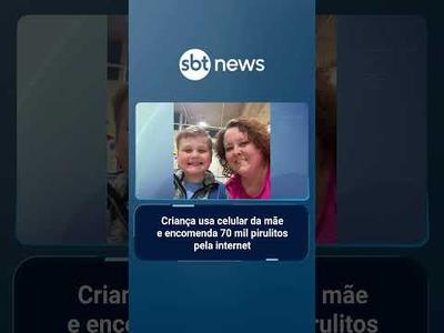 Criança usa celular da mãe e encomenda 70 mil pirulitos pela internet